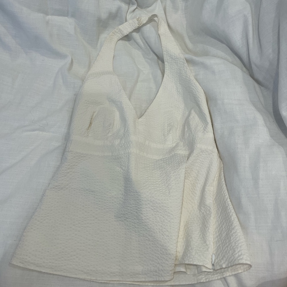 Vineyard Vines white halter top!!